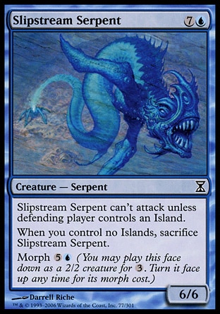 Magic: Time Spiral 077: Slipstream Serpent 