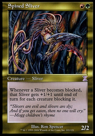 Magic: Time Spiral "Timeshifted" 101: Spined Sliver 