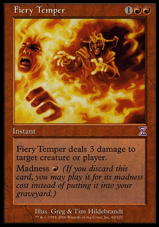 Magic: Time Spiral "Timeshifted" 062: Fiery Temper 