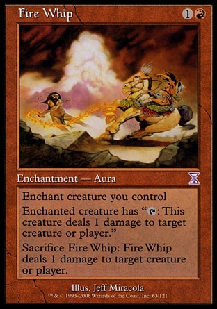 Magic: Time Spiral "Timeshifted" 063: Fire Whip 
