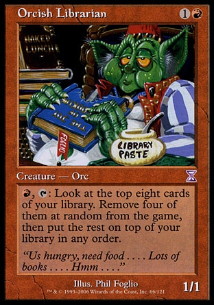 Magic: Time Spiral "Timeshifted" 066: Orcish Librarian 