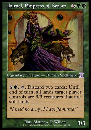 Magic: Time Spiral "Timeshifted" 081: Jolrael, Empress of Beasts 