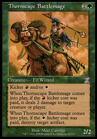 Magic: Time Spiral "Timeshifted" 087: Thornscape Battlemage 