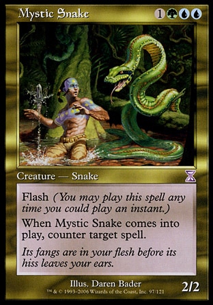 Magic: Time Spiral "Timeshifted" 097: Mystic Snake 