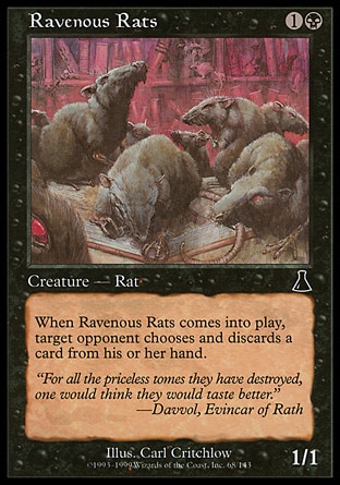 Magic: Urzas Destiny 068: Ravenous Rats 