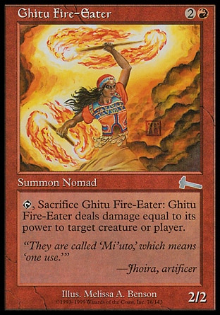 Magic: Urzas Legacy 076: Ghitu Fire-Eater 