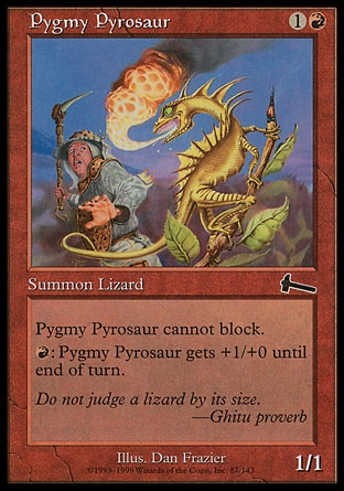 Magic: Urzas Legacy 087: Pygmy Pyrosaur 