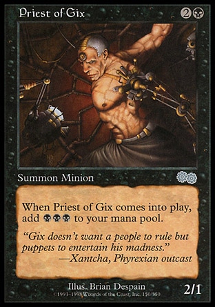 《ギックスの僧侶/Priest of Gix》 [USG]