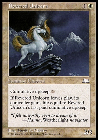 《有徳の一角獣/Revered Unicorn》 [WTH]