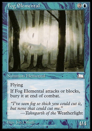 《濃霧の精霊/Fog Elemental》 [WTH]