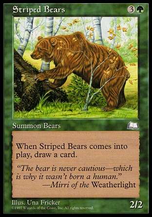 《シマクマ/Striped Bears》 [WTH]