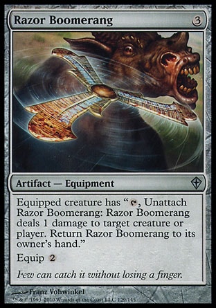 Magic: Worldwake 129: Razor Boomerang 