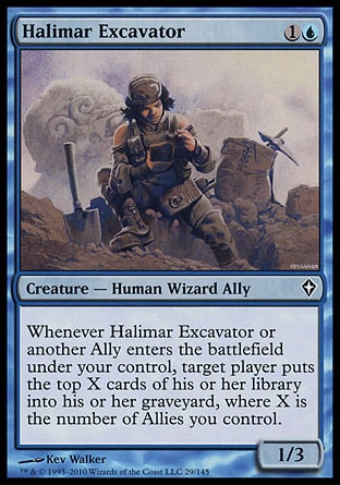 Magic: Worldwake 029: Halimar Excavator 
