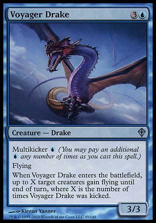 Magic: Worldwake 045: Voyager Drake 