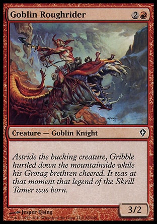 Magic: Worldwake 082: Goblin Roughrider 