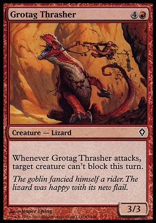 《グロータグの打つもの/Grotag Thrasher》 [WWK]