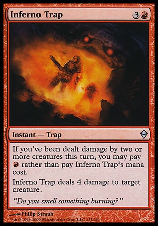 Magic: Zendikar 133: Inferno Trap - Foil 