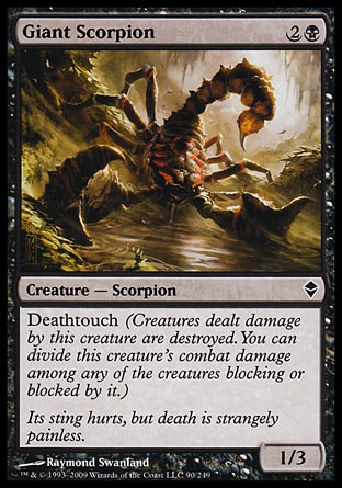Magic: Zendikar 090: Giant Scorpion 