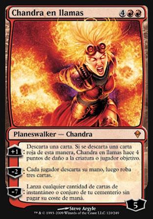 Chandra en llamas