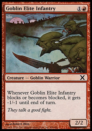 《ゴブリン精鋭歩兵部隊/Goblin Elite Infantry》 [10E]