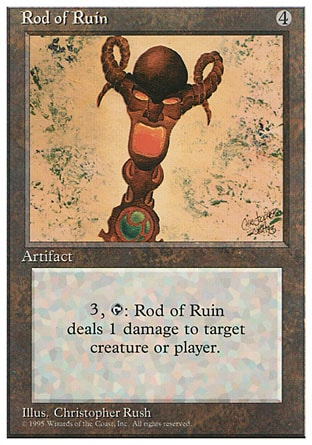《破滅のロッド/Rod of Ruin》 [4ED]