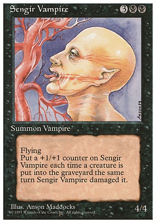 《センギアの吸血鬼/Sengir Vampire》 [4ED]