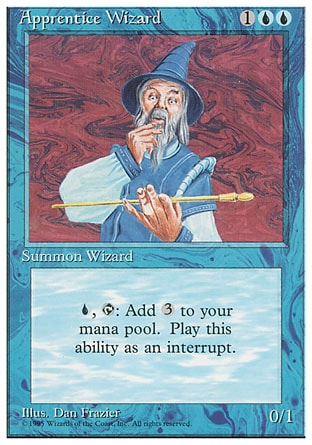 《魔法使いの弟子/Apprentice Wizard》 [4ED]