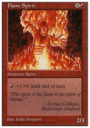 《火炎の精/Flame Spirit》 [5ED]