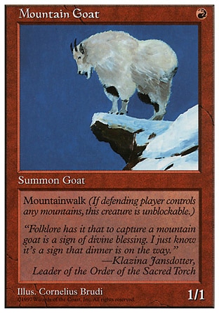 《シロイワヤギ/Mountain Goat》 [5ED]