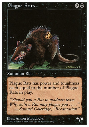 《疫病ネズミ/Plague Rats》 [5ED]