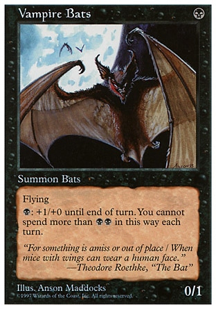 《吸血コウモリ/Vampire Bats》 [5ED]