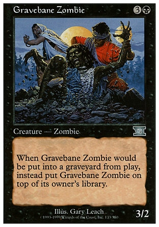 《墓いらずのゾンビ/Gravebane Zombie》 [6ED]