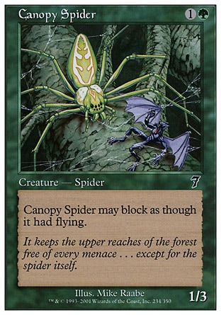 《梢の蜘蛛/Canopy Spider》 [7ED]