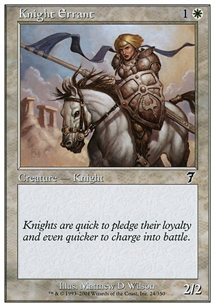 《遍歴の騎士/Knight Errant》 [7ED]