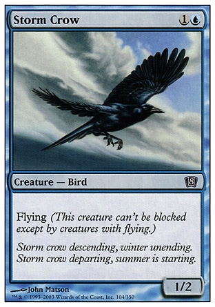 《嵐雲のカラス/Storm Crow》 [8ED]