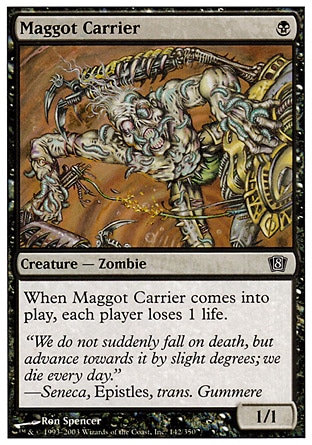 《蛆たかり/Maggot Carrier》 [8ED]