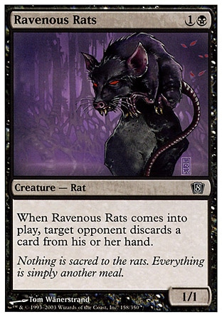 《貪欲なるネズミ/Ravenous Rats》 [8ED]