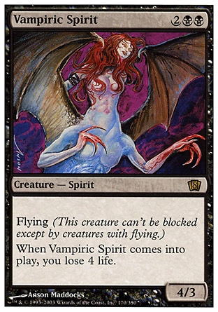 《吸血のスピリット/Vampiric Spirit》 [8ED]