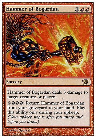 《ボガーダンの鎚/Hammer of Bogardan》 [8ED]