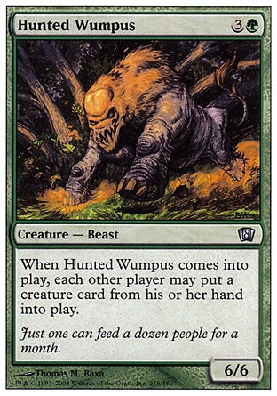 《狩り立てられたウンパス/Hunted Wumpus》 [8ED]