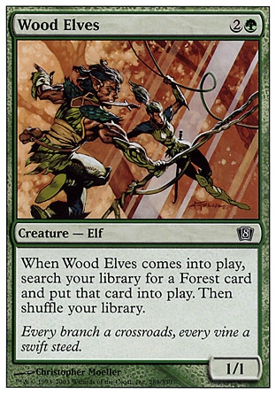 《ウッド・エルフ/Wood Elves》 [8ED]