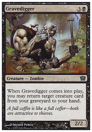 《グレイブディガー/Gravedigger》 [9ED]