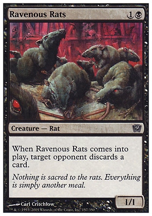《貪欲なるネズミ/Ravenous Rats》 [9ED]