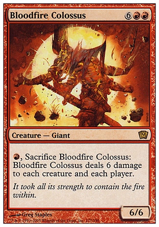 《沸血の巨像/Bloodfire Colossus》 [9ED]