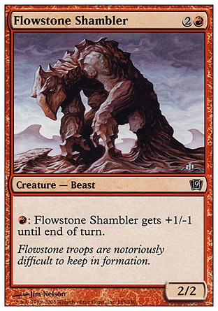 《流動石のシャンブラー/Flowstone Shambler》 [9ED]