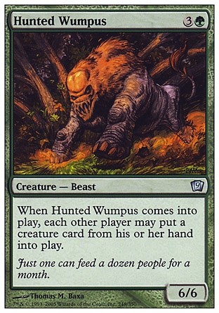 《狩り立てられたウンパス/Hunted Wumpus》 [9ED]