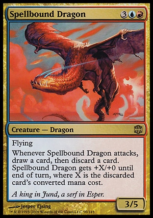 《呪文縛りのドラゴン/Spellbound Dragon》 [ARB]