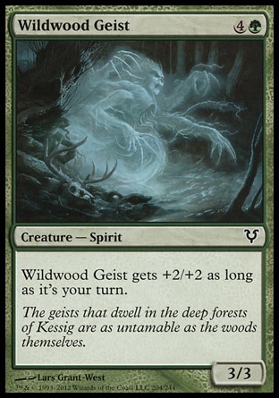 《猛森の霊/Wildwood Geist》 [AVR]