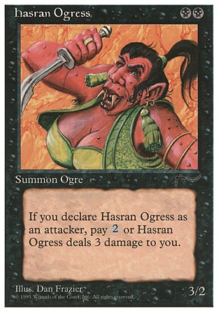 《ハスランの女オーガ/Hasran Ogress》 [CHR]