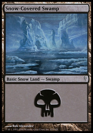 《冠雪の沼/Snow-Covered Swamp》 [CSP]